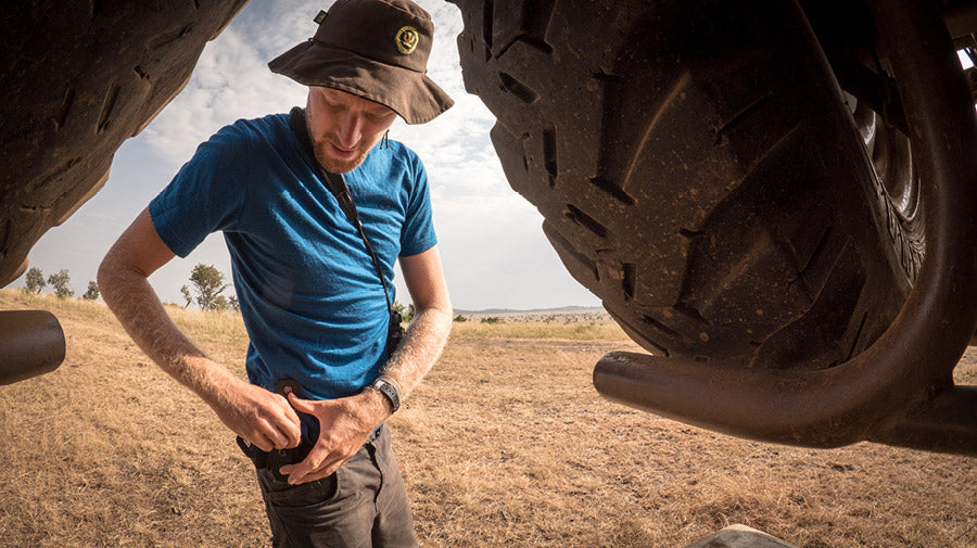 Not your ordinary office - Mat Goodman in the Serengeti