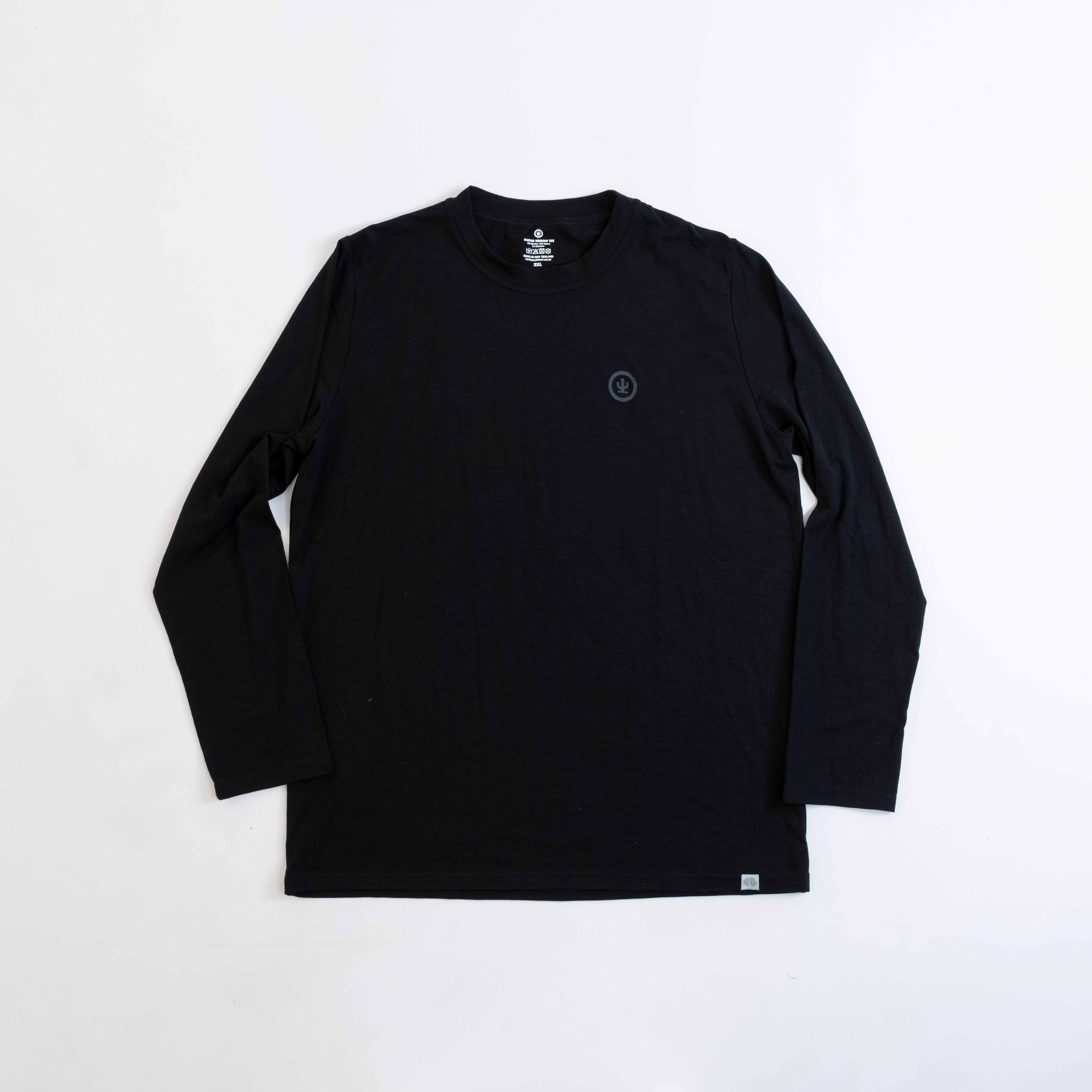 Merino T-Shirt Mens LS - Rough Cut