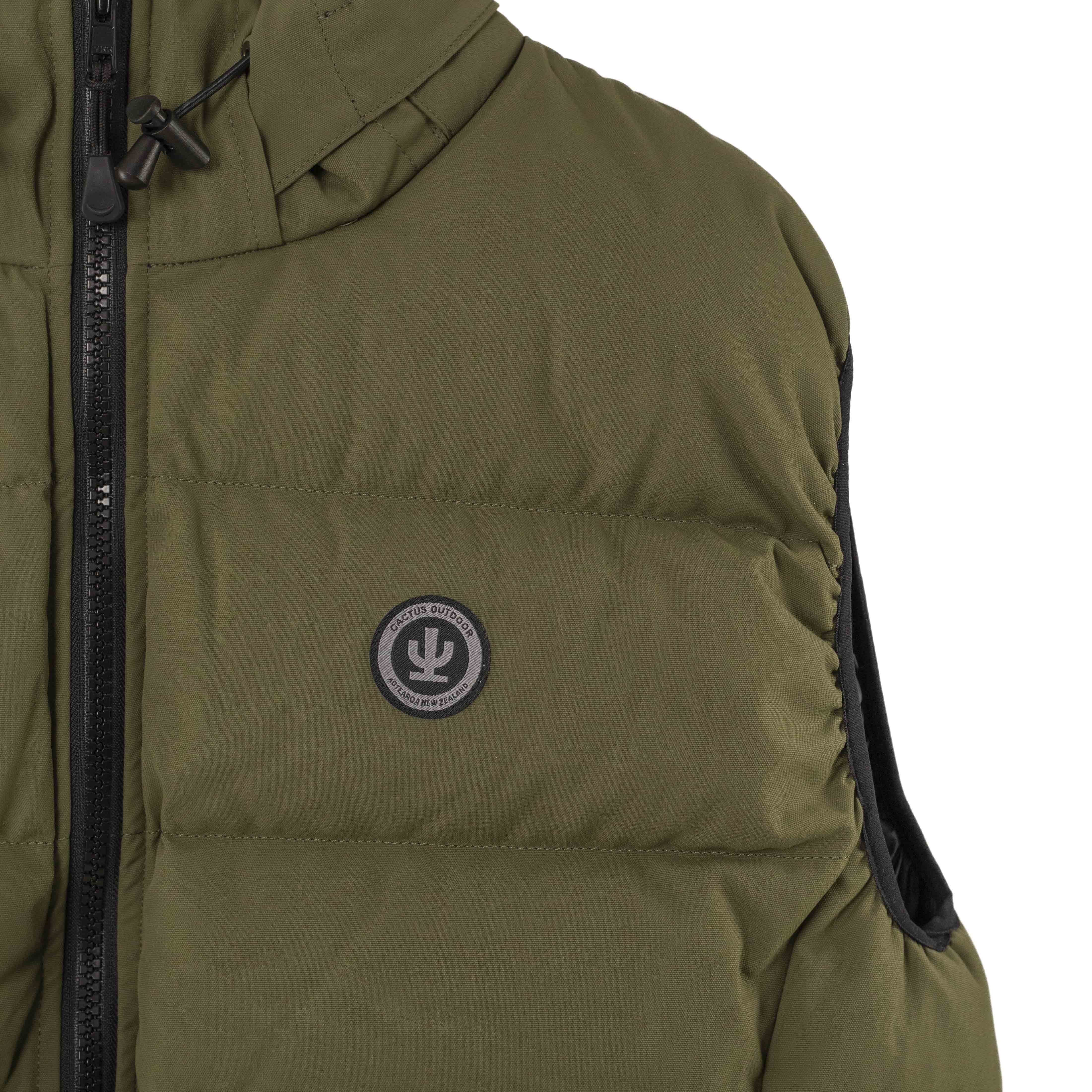 Down Vest Mens - Rough Cut