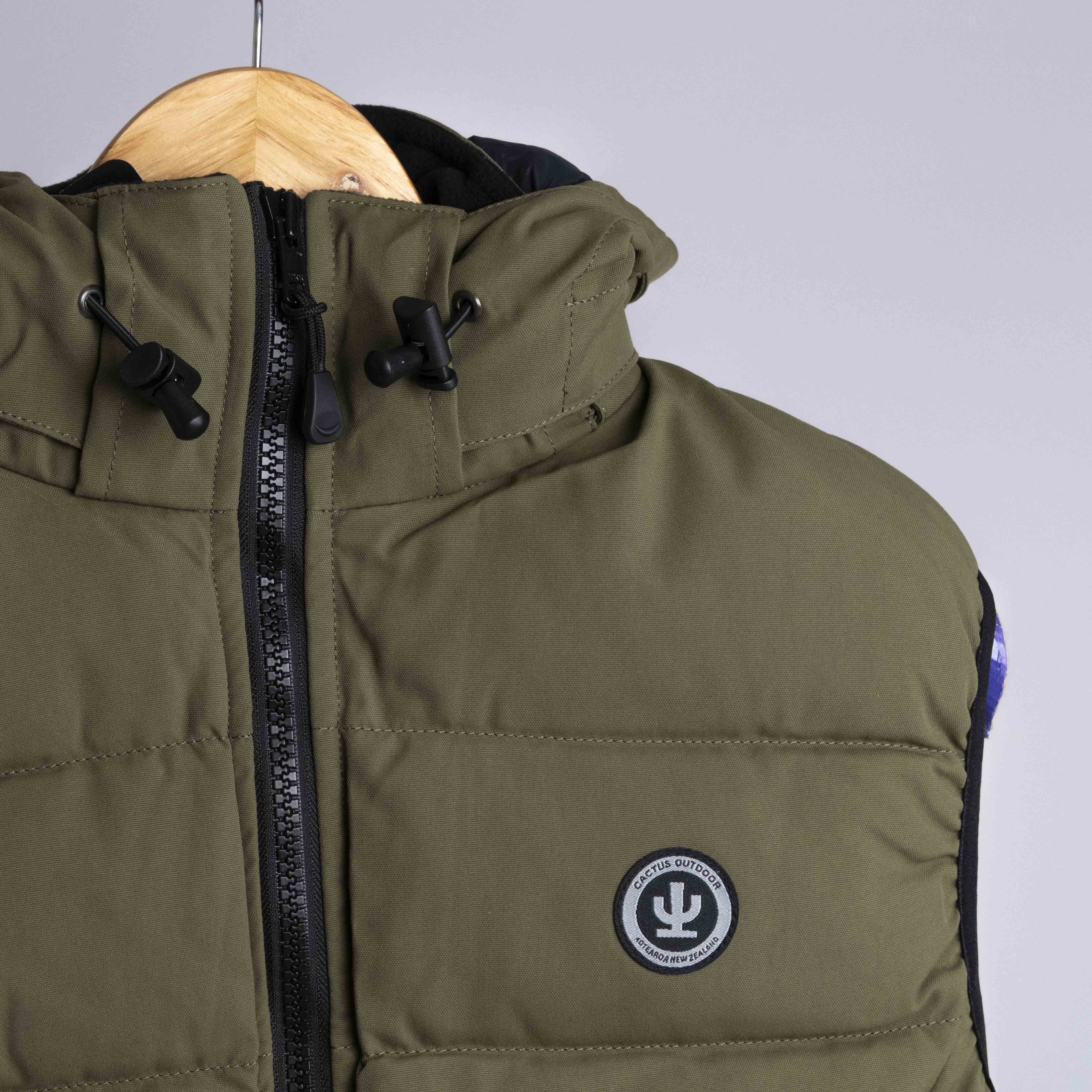 Down Vest Mens- Rough Cut